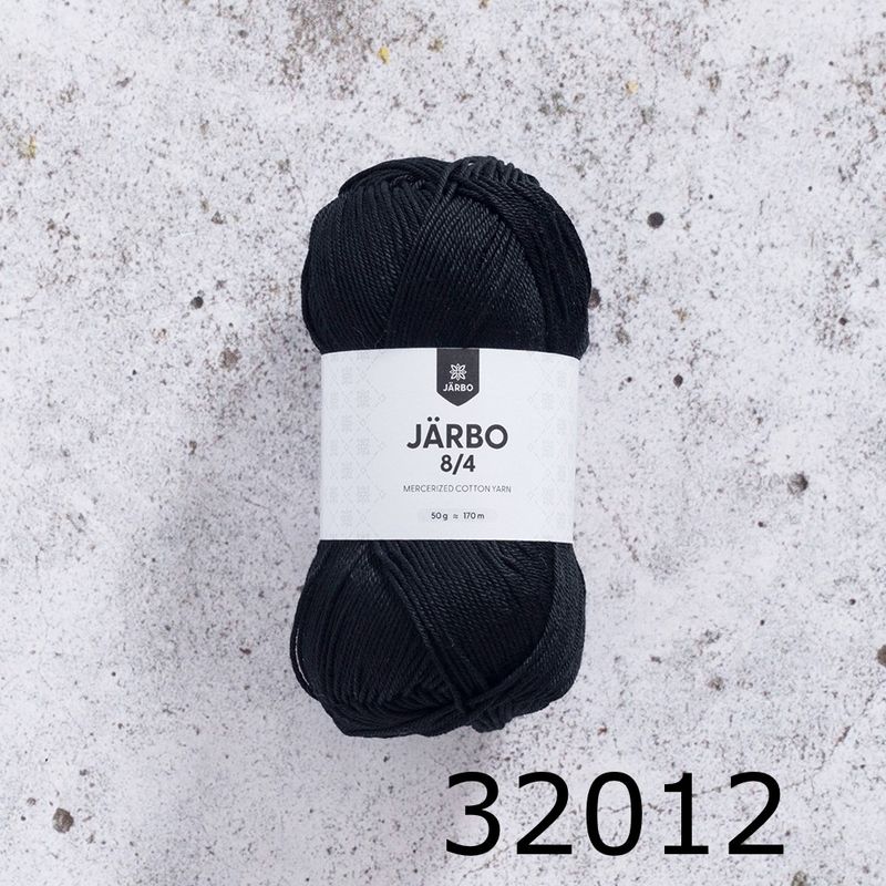 Järbo 8/4 bomullsgarn 50 gram - flere farger