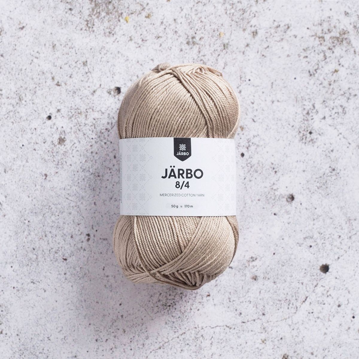 Järbo 8/4 bomullsgarn 50 gram - flere farger