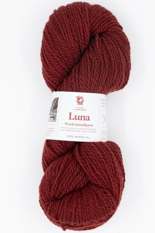 Luna - Norsk lamullsgarn 100 g Hillesvåg Fabrikker