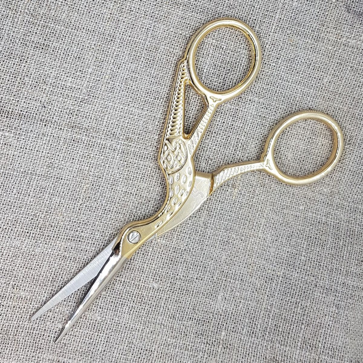Brodersaks forgylt stork stor