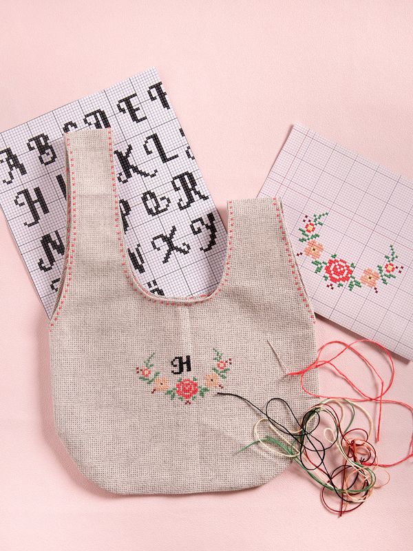 Prosjektveske Cikoria knot bag
